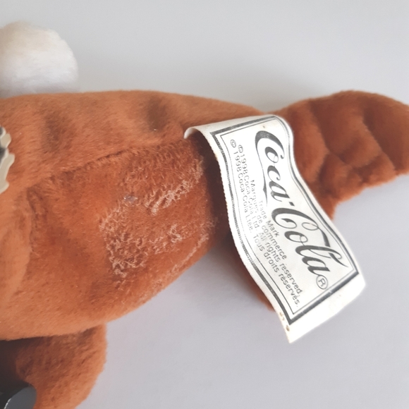 2 Coca-Cola bean bag plush animals - reindeer and walrus - Picture 10 of 14
